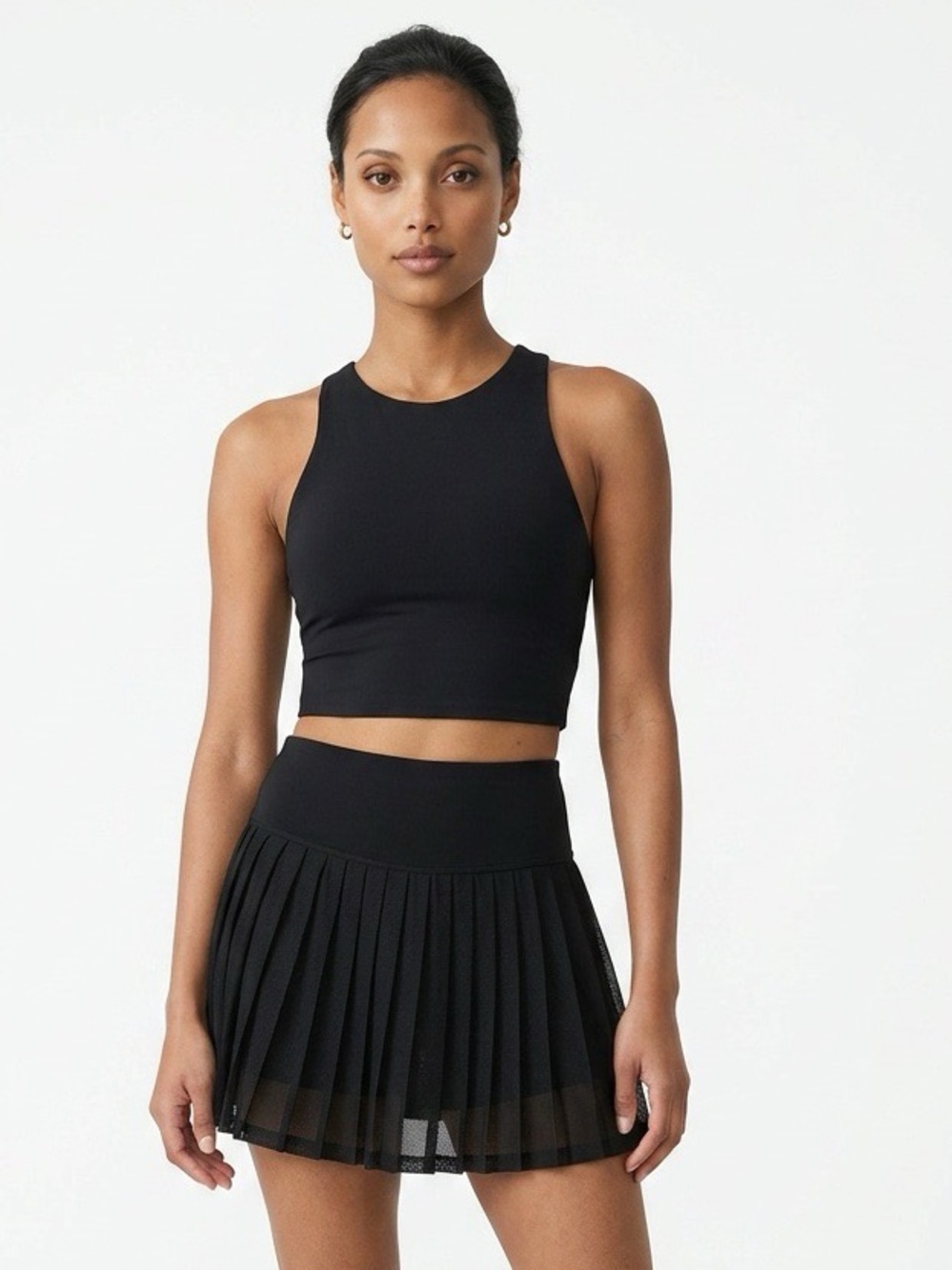 Victoria's Secret Black Mini Skirt Sz L